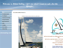 Tablet Screenshot of bikinisailing.com